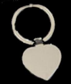 LUXURY HEAVYWEIGHT HEART SHAPED KEYRING